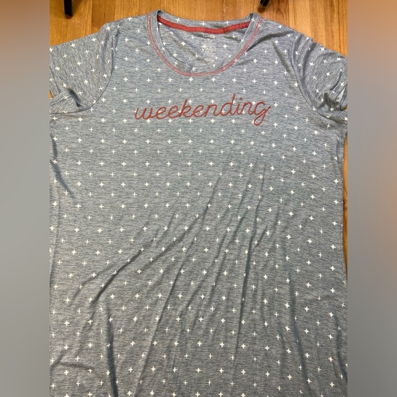 Gray Night Gown "Weekending" - Picture 2 of 6